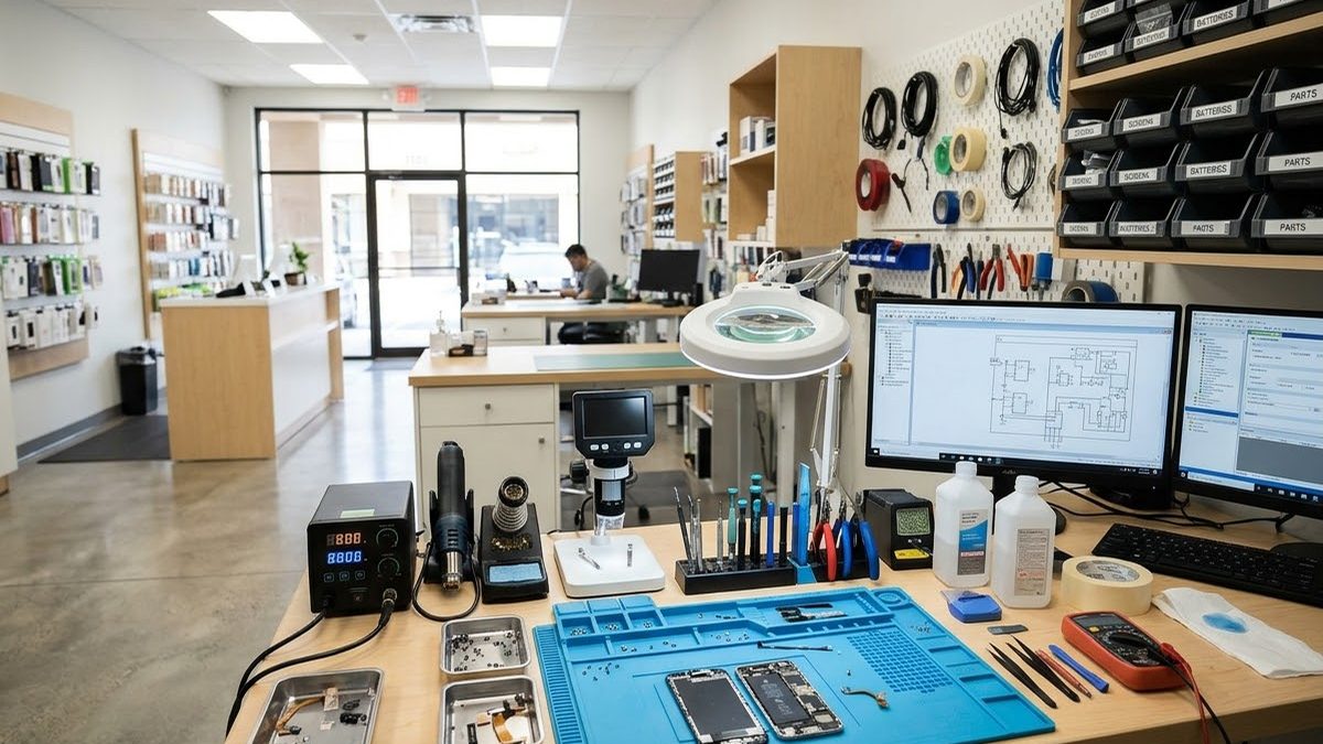 phone repair shop langley