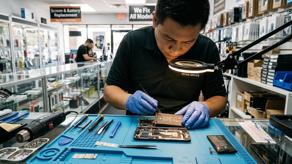 Battery Replacement — Global Cell Phone & Laptop Repair Langley